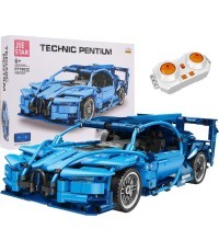 Car Block Set 523 pieces. Blue