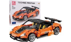 Sports Car Block Set 491 pcs. Orange