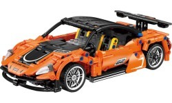Sports Car Block Set 491 pcs. Orange