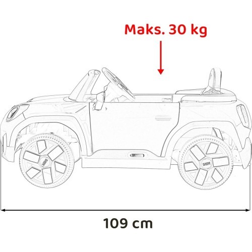 Электромобиль Mini Concept Aceman, чёрный