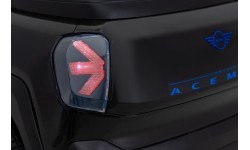 Mini Concept Aceman elektromobilis, melns