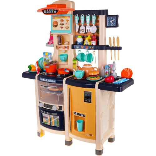 Kitchen Kitchenette with Light and Sound Function 65 pcs. Blue