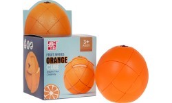 Oranžs prāta mežģa kubiks