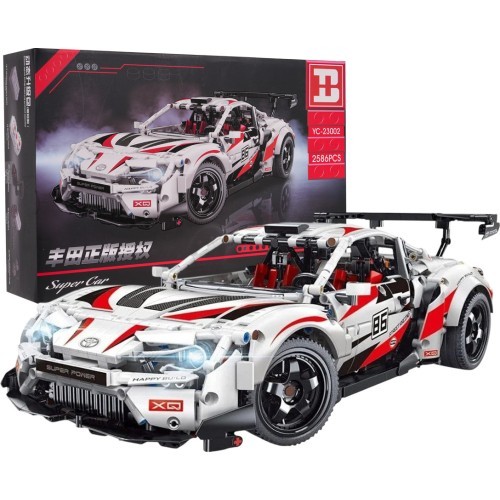 Superauto GT86 balts konstruktors