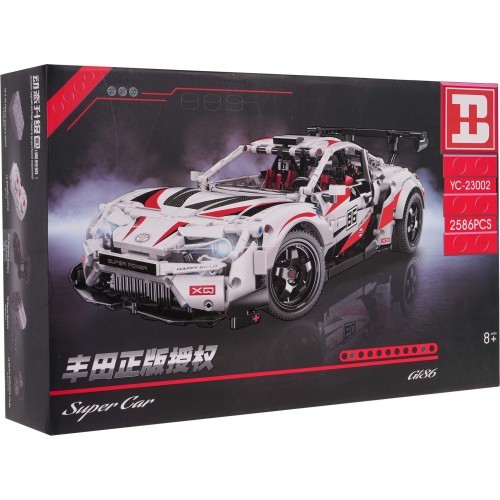 Super Car GT86 White Brick Set