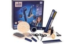 MEGA Set for a Little Hairdresser Blue + Accessories