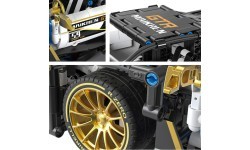 Sports Car Brick Set White/Black 1242pcs.