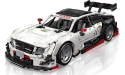 Sporta automašīnas konstruktors, balts, 2489 detaļas