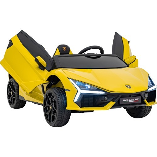 Электромобиль Lamborghini Revuelto XL, жёлтый
