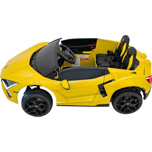 Elektromobilis Lamborghini Revuelto XL, dzeltens