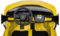 Elektromobilis Lamborghini Revuelto XL, dzeltens