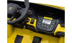Elektromobilis Lamborghini Revuelto XL, dzeltens