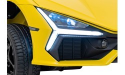 Электромобиль Lamborghini Revuelto XL, жёлтый