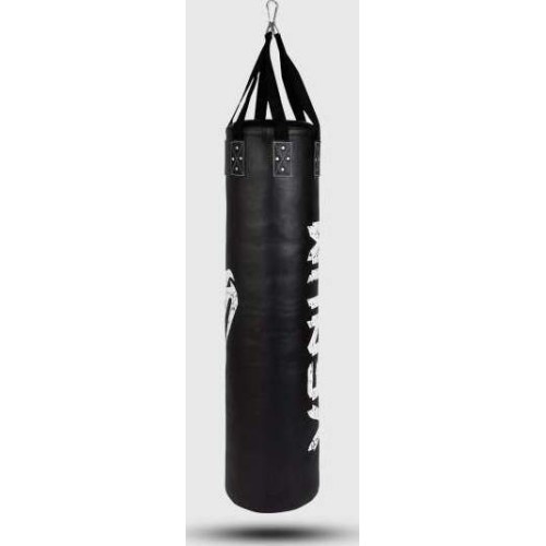 Venum Challenger Heavy bag + Ceiling Hook - Black/White - Filled - 150cm