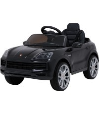 Elektromobilis Porsche Cayenne, melns