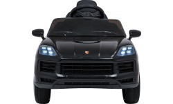 Elektromobilis Porsche Cayenne, melns