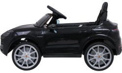 Elektromobilis Porsche Cayenne, melns