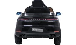 Elektromobilis Porsche Cayenne, melns