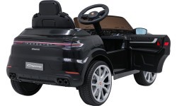 Elektromobilis Porsche Cayenne, melns