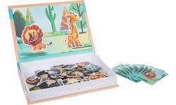 Magnetic Puzzle + Safari Book