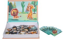 Magnetic Puzzle + Safari Book