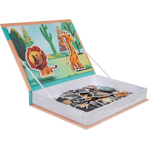 Magnetic Puzzle + Safari Book