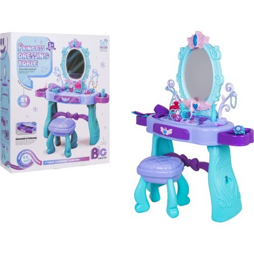 Maģisks princeses tualetes galdiņš, violets