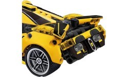 Konstruktors sporta automašīna, dzeltens, 422 detaļas