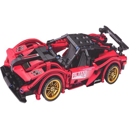 Konstruktors Sporta automašīna, sarkans, 482 detaļas