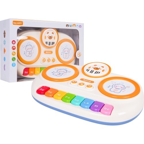 Keyboard + Touch Drums Teddy Bear