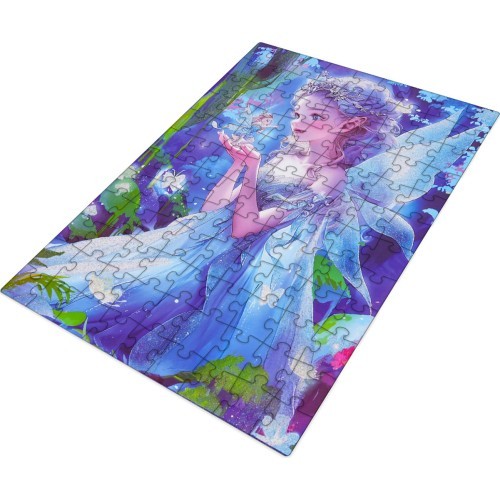 Puzzle Set 100pcs Princess Blue