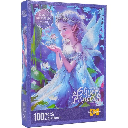 Puzzle Set 100pcs Princess Blue