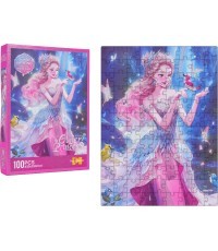 Puzle 100 gab., rozā princese