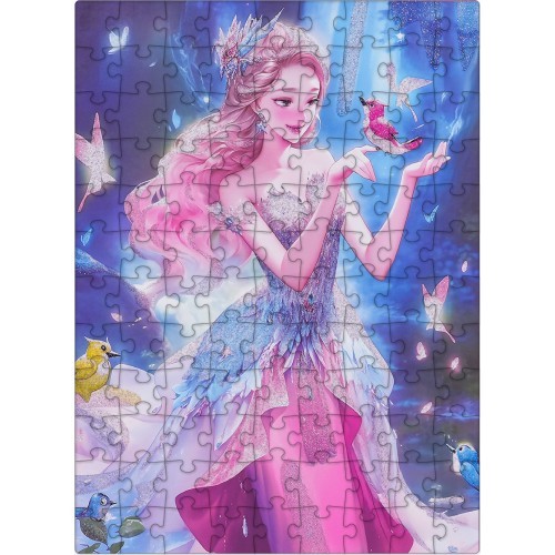 Puzzle Set 100pcs. Princess Pink