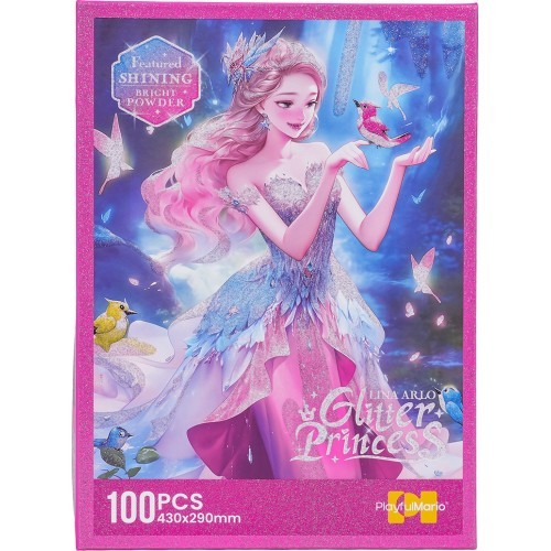 Puzzle Set 100pcs. Princess Pink