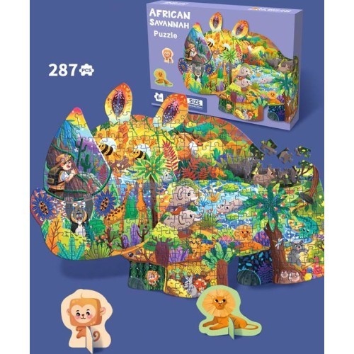 Puzzle Set 287pcs Safari