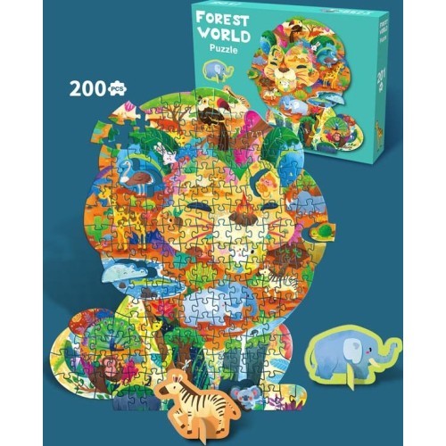 Puzles komplekts 200 gab. Safari