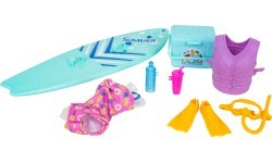 Doll Set, Family on Vacation + Accessories