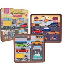 Magnetic Puzzle Set City