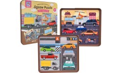 Magnetic Puzzle Set City