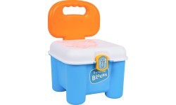 Soft Blocks Set + Storage Chair Blue