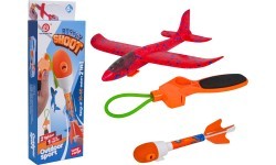 Red 2in1 Plane Set with Launcher