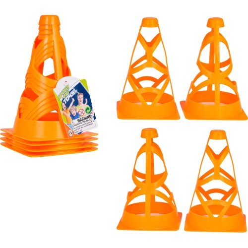 Oranžie konusi, 4 gab.