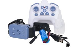 Vehicle with Smoke Function Controlled by Remote Control and Watch White