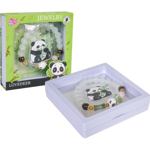 Panda White Bracelet Jewelry Set