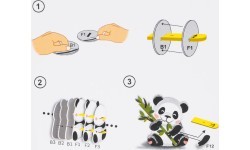 3D Puzzle Panda