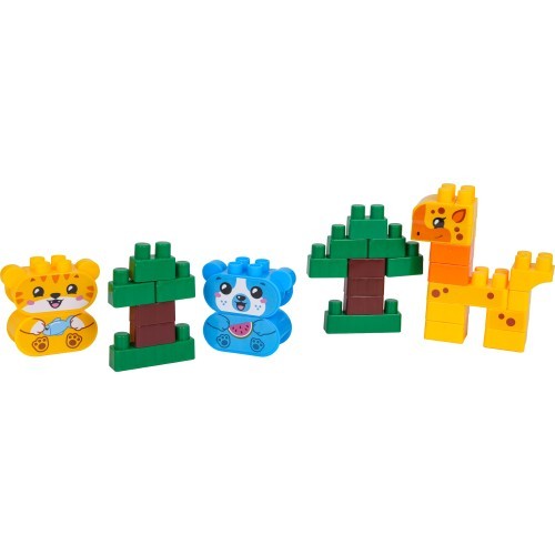 Animal Train Big Blocks Set
