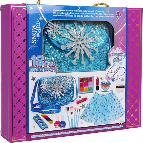 Makeup Set + Ice Blue Dress