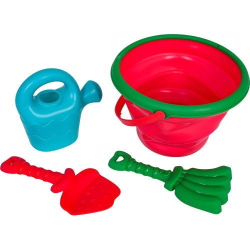 MEGA Sand Accessories Set + Folding Bucket