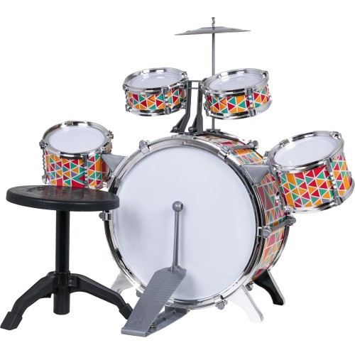 Colourful Drum Set + Chair